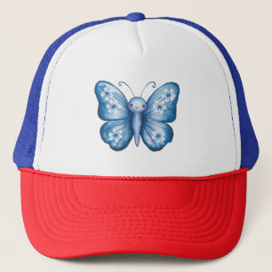 Boné Borboleta Azul
