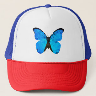 Boné Borboleta Azul Poli Baixa