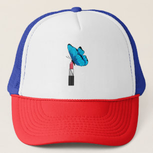 Boné Borboleta com Lipstick