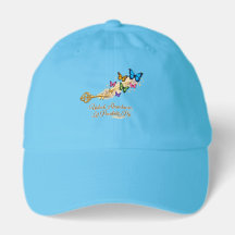 Borboleta de Estilo Bordado com Chave Dourada
