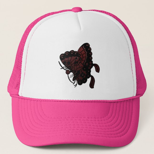 Boné Borboleta Roxa Hat (Frente)