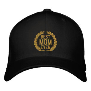 Boné Bordado A melhor mãe do mundo, SuperMãe, Laurels Embroider
