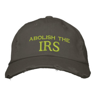 Boné Bordado abolir o, IRS