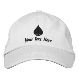 Boné Bordado Ace personalizado de chapéus de Espadas para jogad