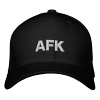 AFK longe do teclado bordado