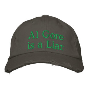 Boné Bordado Al Gore é um LIAR