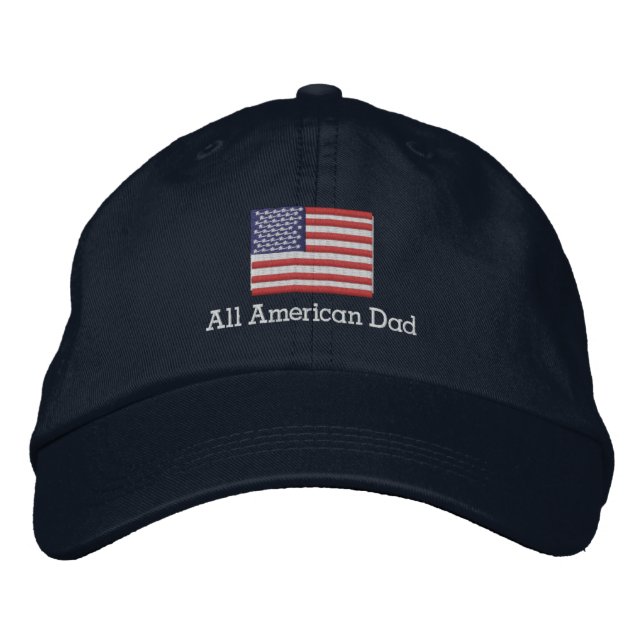 Boné Bordado All American Pai Flag Hat (Frente)