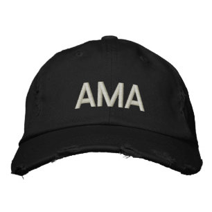 BONÉ BORDADO AMA (INICIAIS) PERSONALIZADO