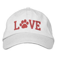 AMOR com impressão de pata de cão | Cute Canine Lo