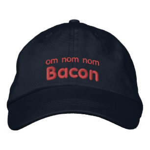 Boné Bordado Amor do BACON de OM NOM NOM