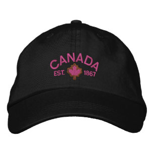 Boné Bordado Anniversário canadense Embroiderme canadense