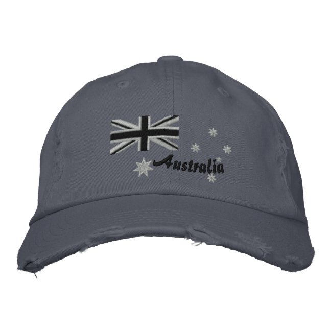 Boné Bordado australiano da bandeira do balancim (Frente)