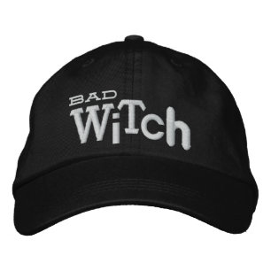 Boné Bordado BAD WITCH Eclectic Style Halloween Embroiderme Hat