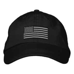 Boné Bordado Bandeira Americana Grande Embroiderme Americana