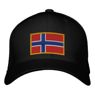Boné Bordado Bandeira da Noruega