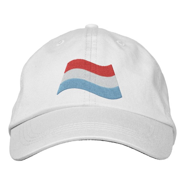 Boné Bordado Bandeira do Luxemburgo (Frente)