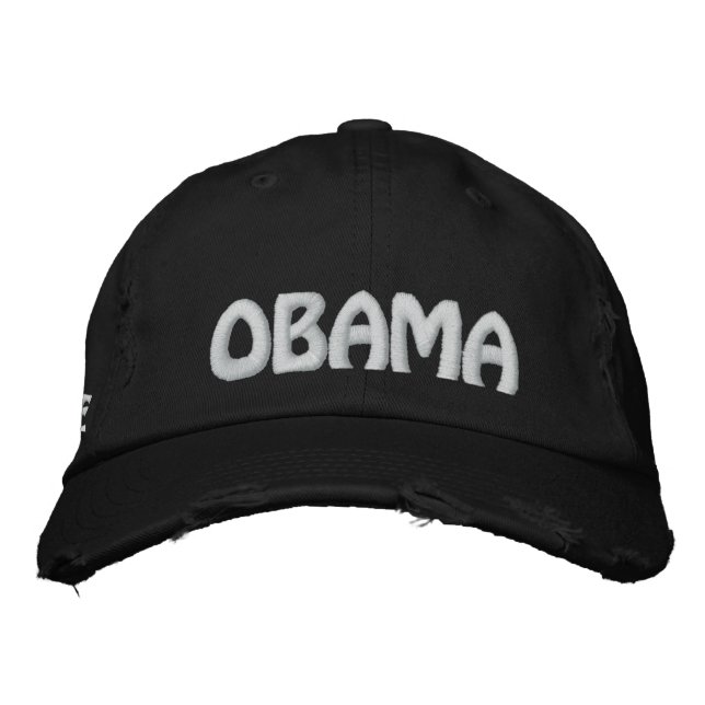Boné Bordado Barack Obama bordou o chapéu (Frente)