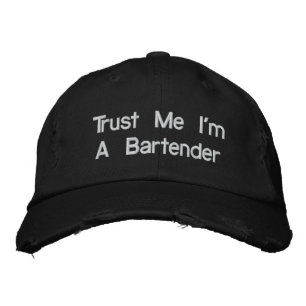 Boné Bordado Barman Hats - Acredite que sou um Barman