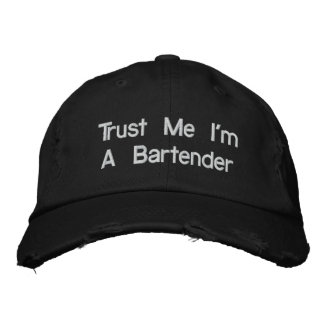 Boné Bordado Barman Hats - Acredite que sou um Barman