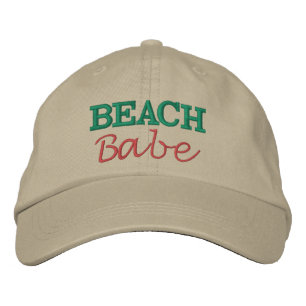 Boné Bordado Beach Babe boriderou o chapéu