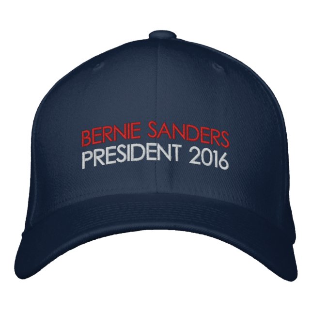 Boné Bordado Bernie Sanders Presidente 2016 (Frente)