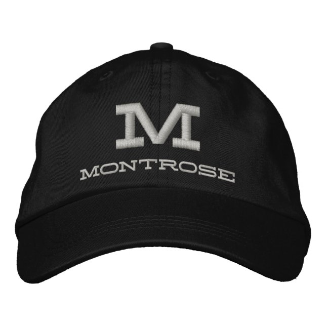 Boné Bordado Black Chino Twill (Frente)