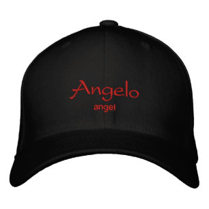 Boné Bordado Boné/chapéu do nome de Angelo