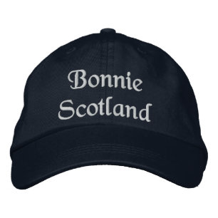 Boné Bordado Bonnie Scotland hat - um souvenir escocês de quali