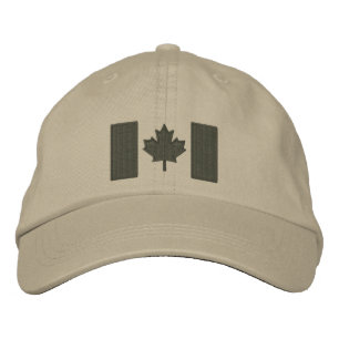 Boné Bordado Bordado canadense da bandeira