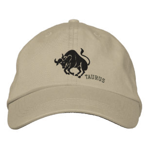 Boné Bordado Bordado do símbolo do zodíaco do Taurus