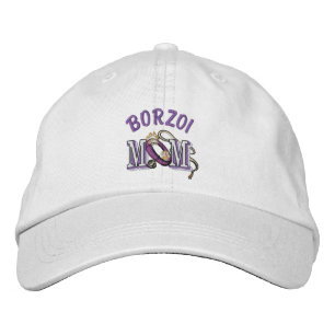Boné Bordado Borzoi Dog MOM