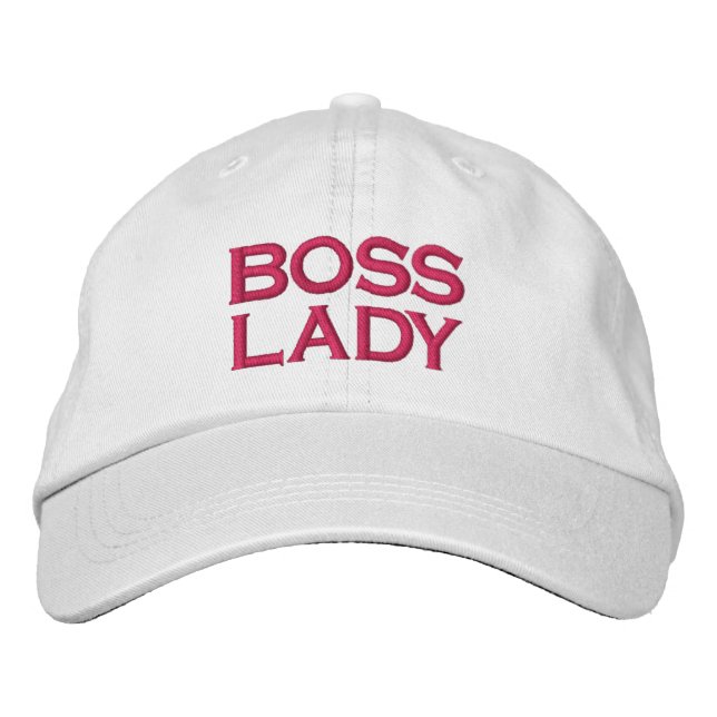 BONÉ BORDADO BOSS LADY (Frente)