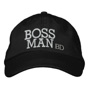 BONÉ BORDADO BOSS MAN