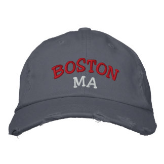 Boné Bordado Boston, MÃE bordado chapéu