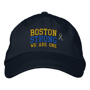 Boné Bordado Boston Strong WE ARE ONE Ribbon Edition