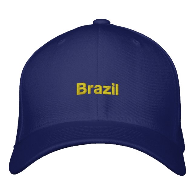 Boné Bordado Brasil Hat (Frente)