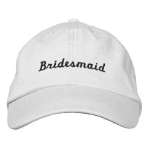 Bordado Bridesmaid Bachelorette Baseball Hat