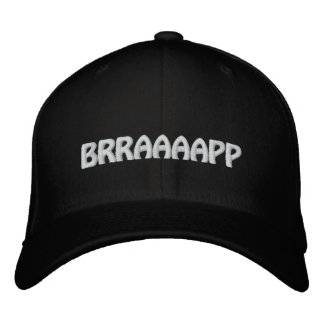 Boné Bordado "BRRAAAAPP" Sledders.com Hat do Flexfit Preto