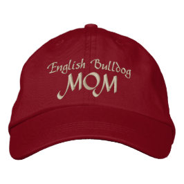 Boné Bordado Bulldog Inglês, MOM