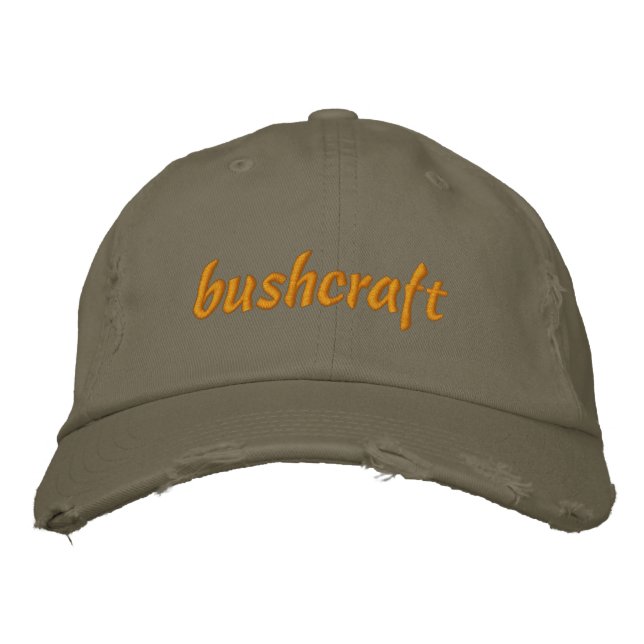 Boné Bordado Bushcraft cap (Frente)