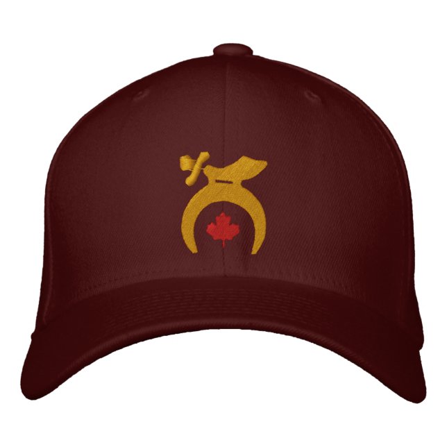 Boné Bordado Canada Shriner Bordado (Frente)