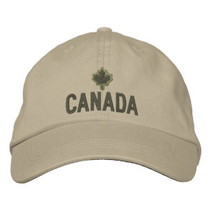 Boné Bordado canadense Canadá da folha de bordo