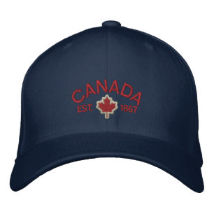 Boné Bordado canadense Canadá do aniversário