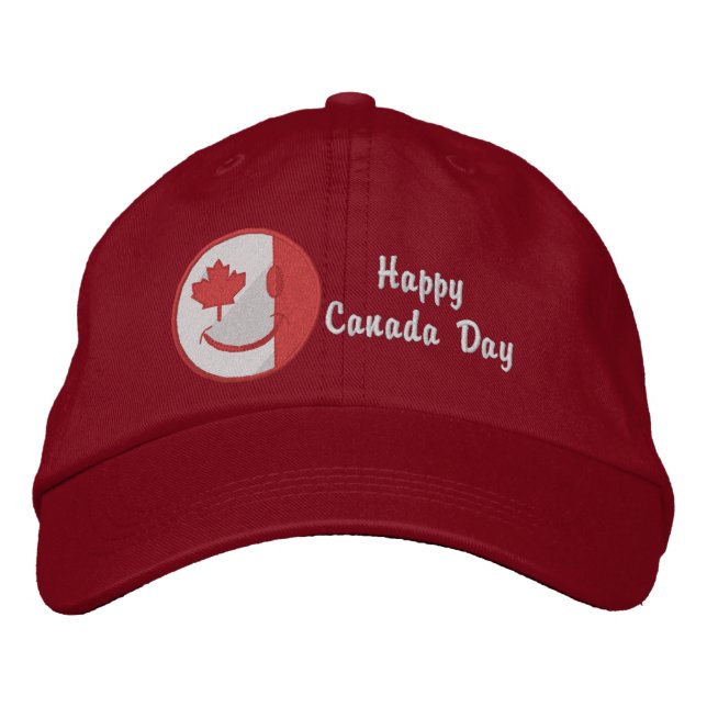 Boné Bordado Canadense Happy Face Eh Team (Frente)