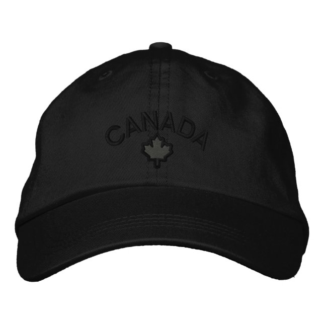 Boné Bordado Canadense Maple Leaf Embroiderme Canadá (Frente)