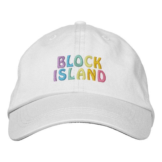 Boné Bordado capa BLOCK ISLAND (Frente)