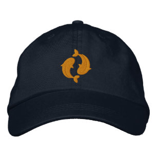 Boné Bordado Carpa Koi