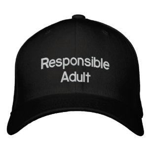 Boné Bordado Chapéu Adulto Responsável