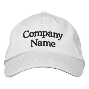 Boné Bordado Chapéu ajustável da empresa personalizada