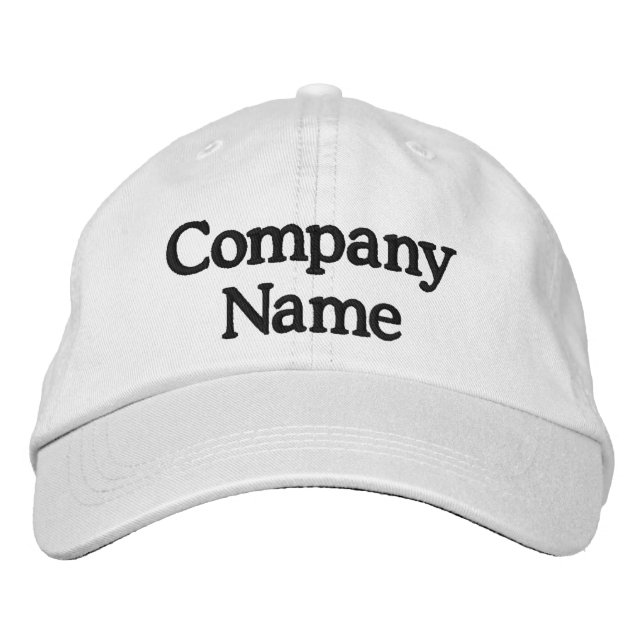Boné Bordado Chapéu ajustável da empresa personalizada (Frente)